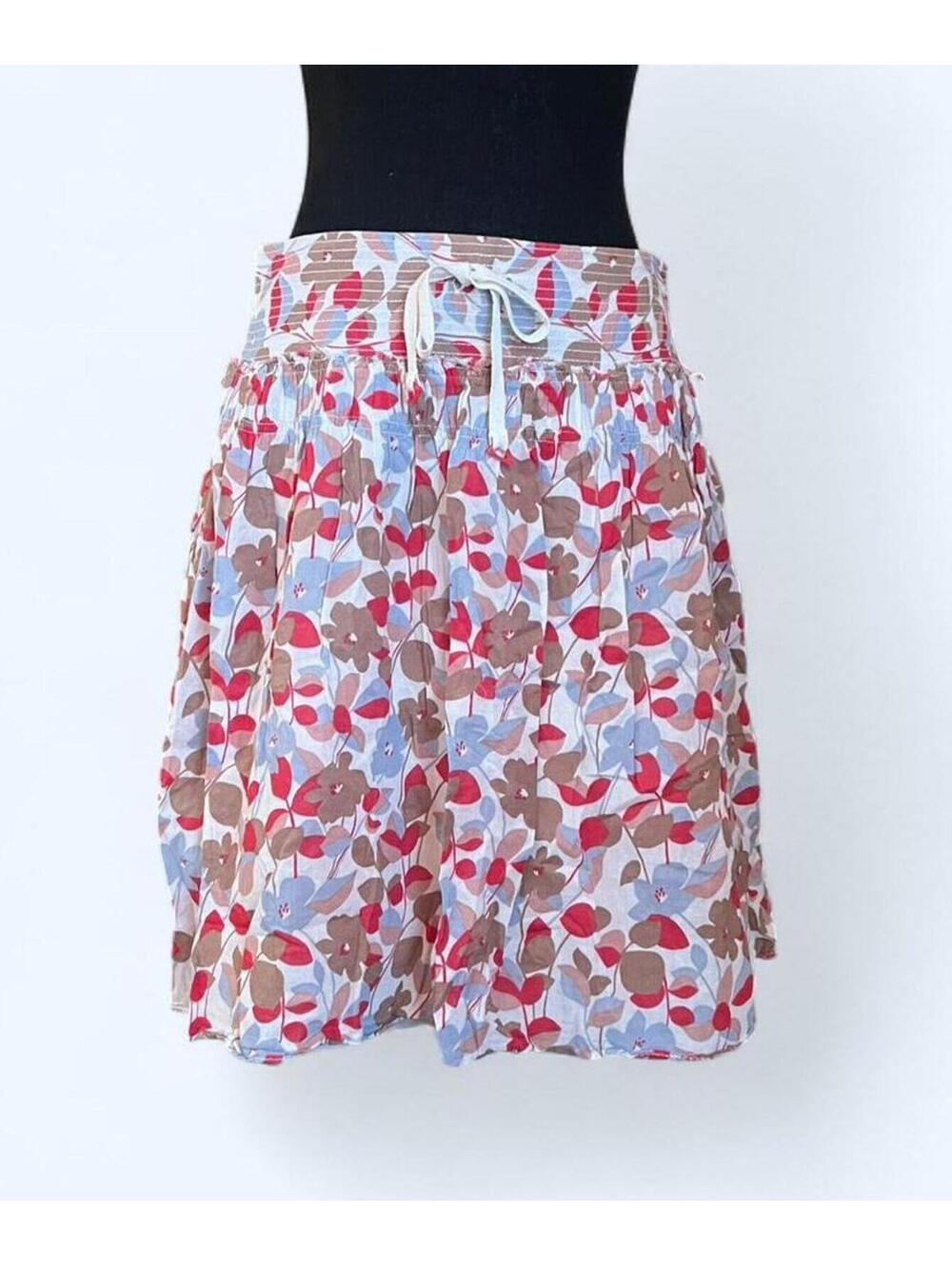 Vintage Y2K American Eagle Floral Cotton Skirt Size 2 💖